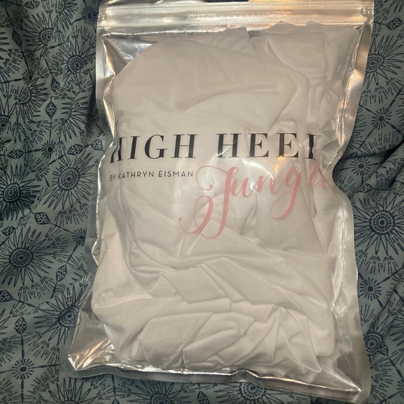 FP Free People High Heel Jungle Futuristic Mercury Tights Liquid Medium Large ML - Picture 5 of 8